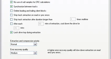 Exact Audio Copy screenshot 2