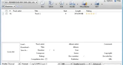 EZ CD Audio Converter screenshot 1