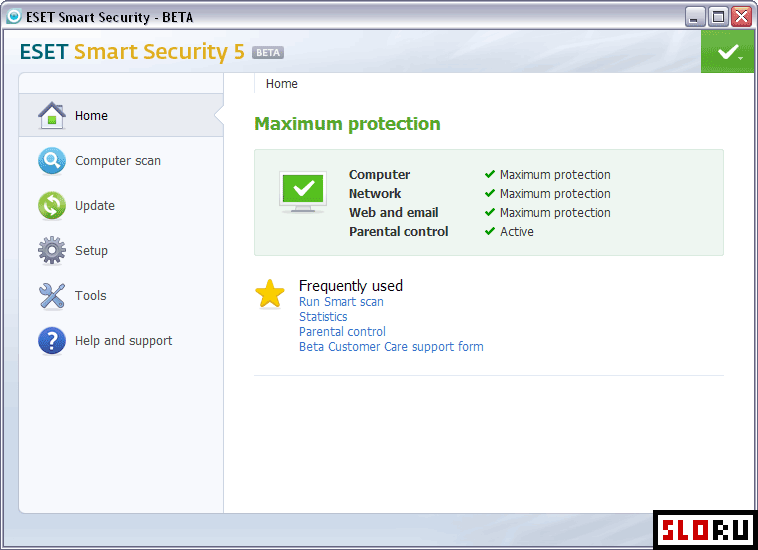 ESET Internet Security screenshot 1