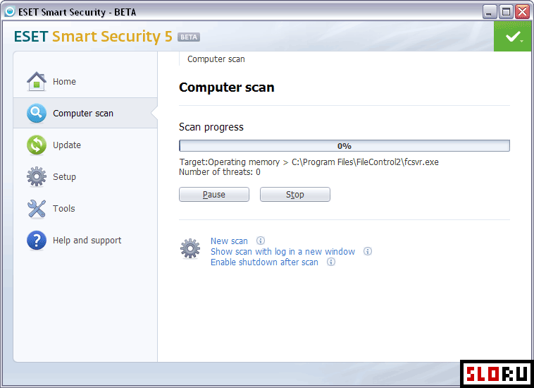 ESET Internet Security screenshot 2