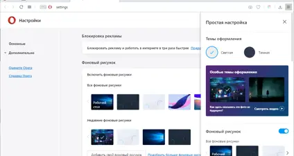 Opera screenshot 2